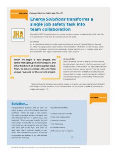 Job Hazard Analytics EnergySolutions-Case-Study  